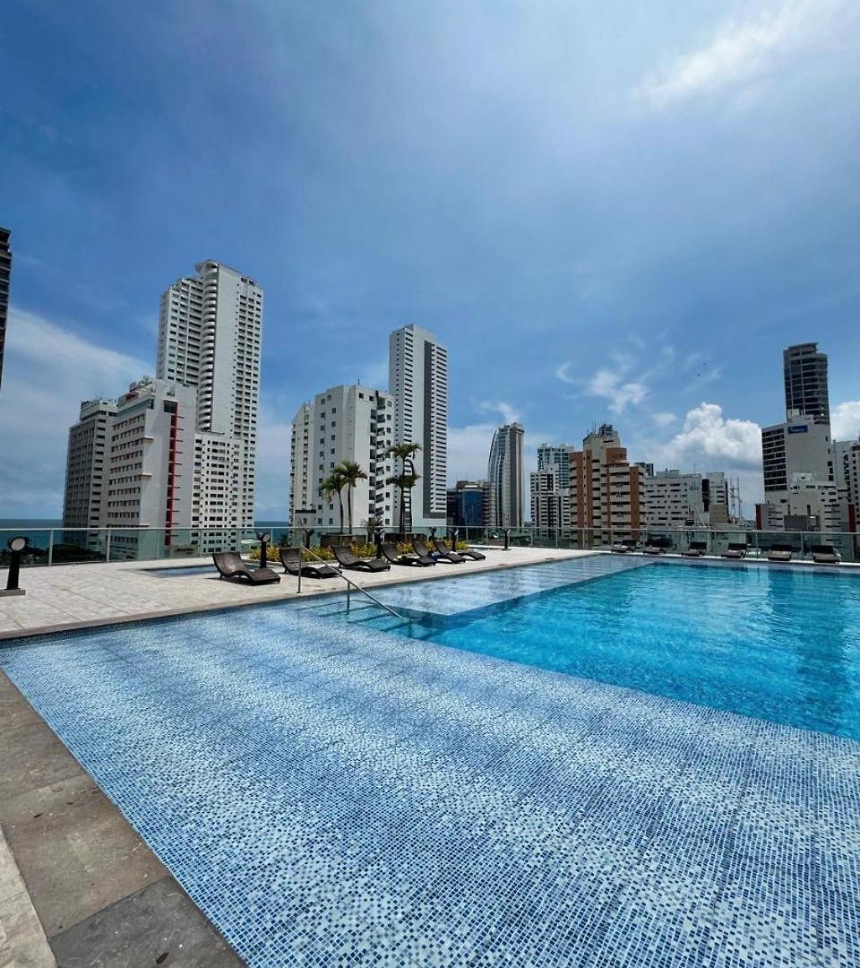 Con Hermosa Vista En Bocagrande Apartamento