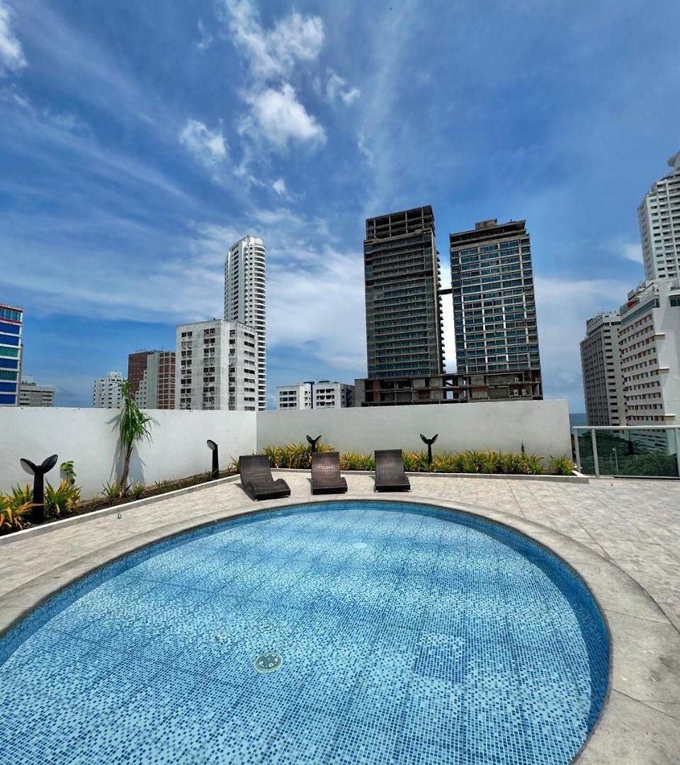 Con Hermosa Vista En Bocagrande Apartamento