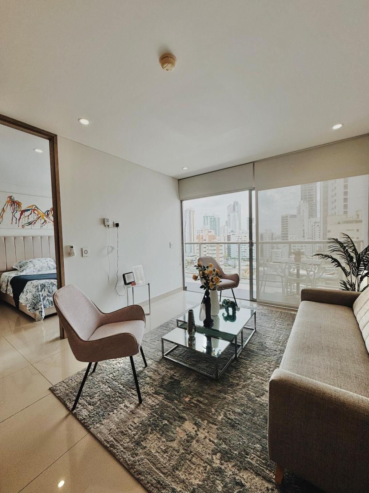 Con Hermosa Vista En Bocagrande Apartamento *