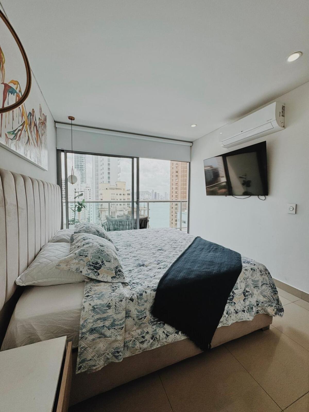 Con Hermosa Vista En Bocagrande Apartamento Cartagena